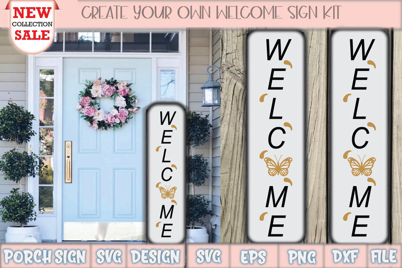 Welcome Porch Sign Svg Design SVG Creativeart88 