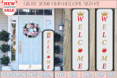 Welcome Porch Sign Svg Design SVG Creativeart88 