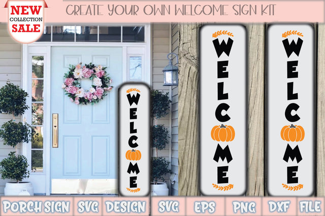 Welcome Porch Sign Svg Design SVG Creativeart88 
