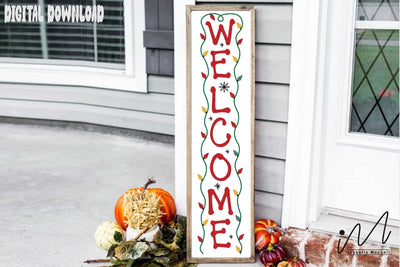 Welcome porch sign svg, snow season svg, snow sign svg, winter porch svg, Christmas home decor, winter porch sign SVG Isabella Machell 