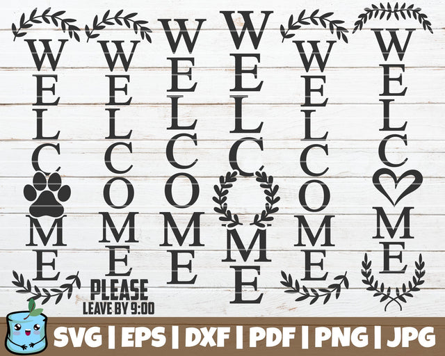 Welcome Porch Signs Bundle 1 SVG MintyMarshmallows 