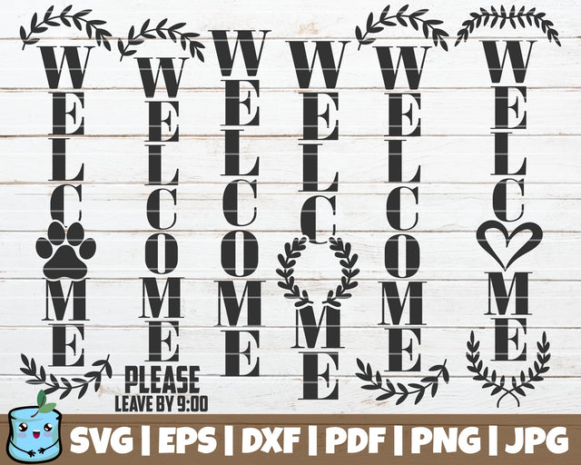 Welcome Porch Signs Bundle 3 SVG MintyMarshmallows 