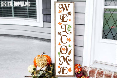 Welcome porch sing svg, Welcome to our home svg, Fall season porch sing, Hello Fall svg, cut files SVG Isabella Machell 