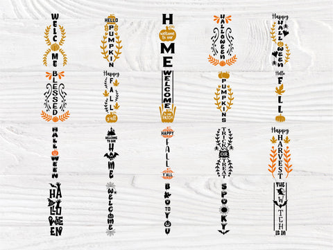 Welcome Porch SVG Cut Files, Fall Svg, Halloween SVG TonisArtStudio 