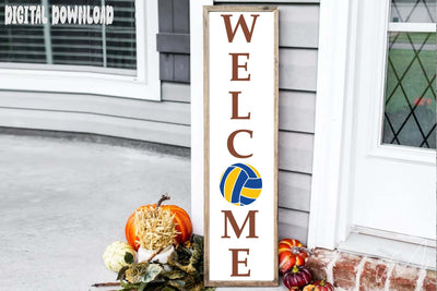 Welcome porch svg, Welcome volleyball porch svg, Welcome to our home svg SVG Isabella Machell 