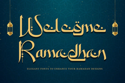 Welcome Ramadhan Font Letterara 