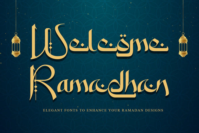 Welcome Ramadhan Font Letterara 