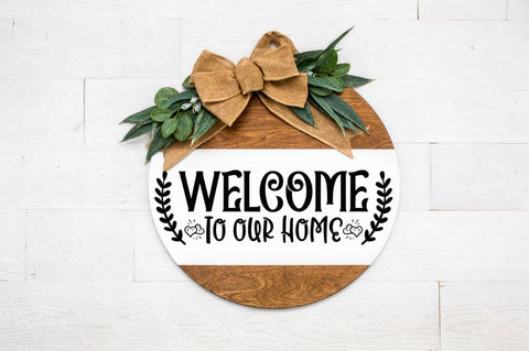 Welcome Sign SVG bundle SVG DESIGNISTIC 