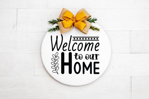 Welcome Sign SVG bundle SVG DESIGNISTIC 