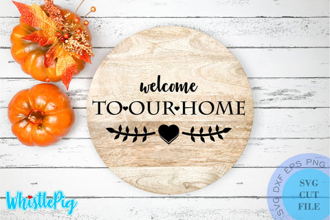 Welcome Sign Svg Farmhouse Door Sign Svg Bundle Door Sign Svg Bundle Fall Wood Round Svg Bundle Autumn Svg Farmhouse Svg Farmhouse Svg Sign SVG Whistlepig Designs 