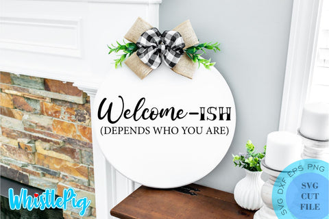Welcome Sign Svg Farmhouse Door Sign Svg Bundle Door Sign Svg Bundle Fall Wood Round Svg Bundle Autumn Svg Farmhouse Svg Farmhouse Svg Sign SVG Whistlepig Designs 