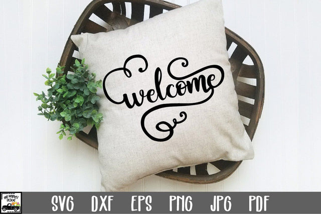 Welcome Sign SVG File - Fancy Welcome SVG File SVG Old Market 