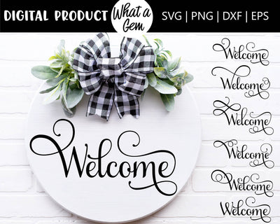 Welcome Sign SVG | Hello Door Hanger SVG | Front Door Decor | Hello Door Knocker | Home Sign | Home Decor | Porch Sign | Housewarming Gift SVG What A Gem SVG 