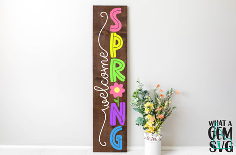 Welcome Sign SVG | Welcome Spring Porch Sign | Porch Decor | Spring Front Door Sign | Spring Outdoor Decor | Spring Front Door Decor DIY SVG What A Gem SVG 