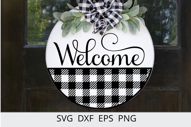 Welcome Sign SVG, Welcome to Our Home svg for silhouette SVG Chamsae Studio 