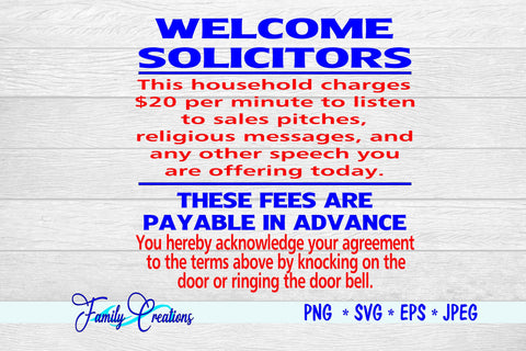 Welcome Solicitors! SVG Family Creations 