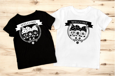 Welcome Spring Sign SVG. Spring Gnome SVG. Welcome Sign SVG SVG Olga Terlyanskaya 