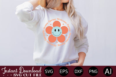 Welcome Spring sublimation design Sublimation designmaster24 