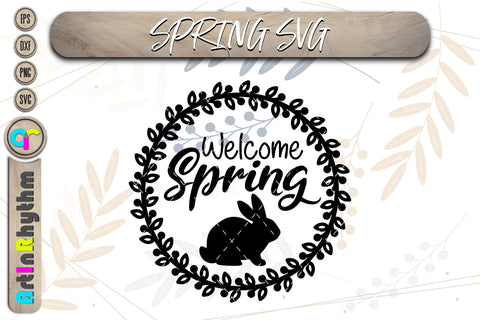 Welcome Spring SVG Artinrhythm shop 