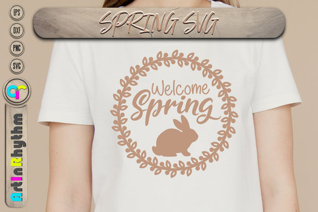 Welcome Spring SVG Artinrhythm shop 