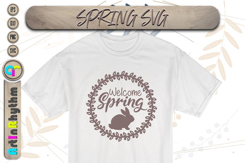 Welcome Spring SVG Artinrhythm shop 