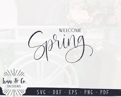Welcome Spring SVG Files | Spring Sign SVG | Welcome SVG | Spring SVG (953683307) SVG Ivan & Co. Designs 