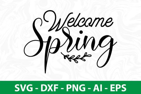 Welcome spring svg SVG nirmal108roy 