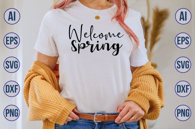 Welcome spring svg SVG nirmal108roy 