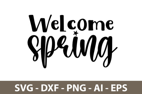 Welcome spring svg SVG nirmal108roy 