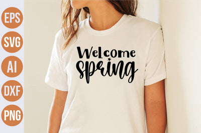 Welcome spring svg SVG nirmal108roy 