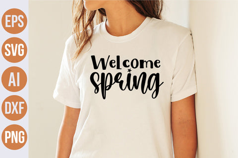Welcome spring svg SVG nirmal108roy 