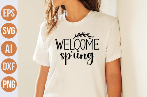 Welcome spring svg SVG nirmal108roy 