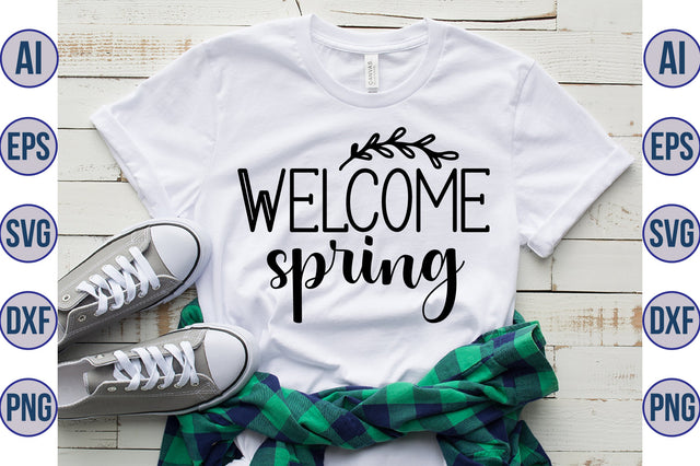Welcome spring svg SVG nirmal108roy 
