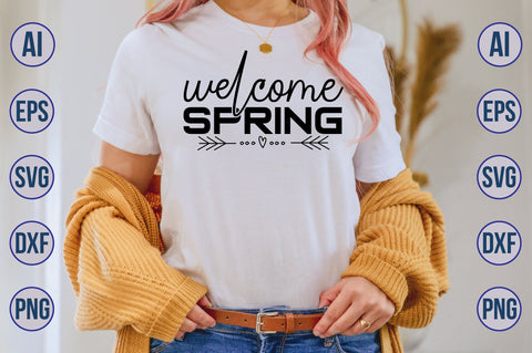 welcome spring svg SVG nirmal108roy 