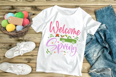 welcome spring SVG SVG Regulrcrative 