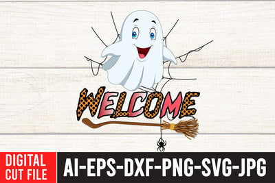 Welcome Sublimation Design SVG BlackCatsMedia 