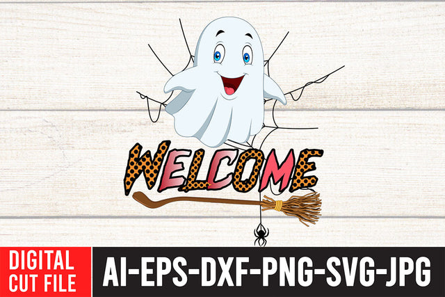 Welcome Sublimation Design SVG BlackCatsMedia 
