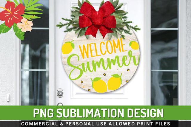 Welcome summer Sublimation PNG Sublimation Regulrcrative 