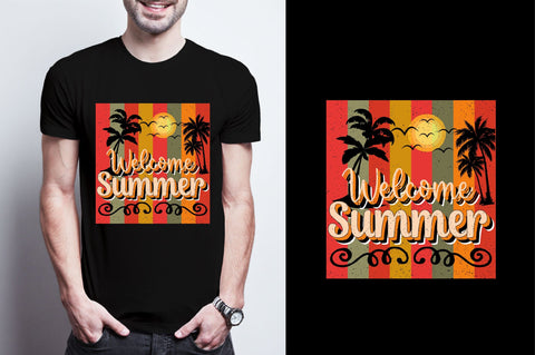 Welcome Summer Sublimation SVGArt 