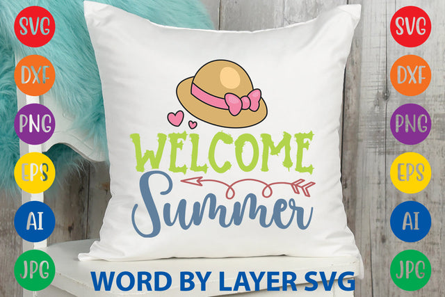 Welcome Summer, Summer SVG Design SVG Rafiqul20606 