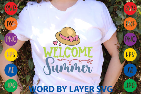 Welcome Summer, Summer SVG Design SVG Rafiqul20606 