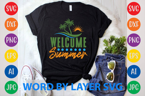 Welcome Summer, Summer SVG Design SVG Rafiqul20606 