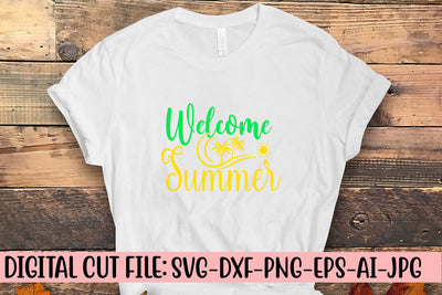 Welcome Summer SVG Design SVG Syaman 