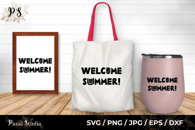 Welcome Summer SVG Pazal Studio 