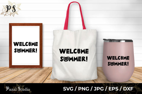 Welcome Summer SVG Pazal Studio 