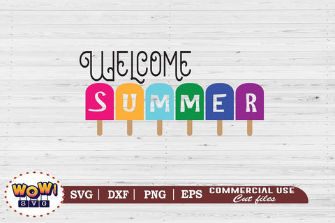 Welcome summer svg, Summer svg, Beach svg, Png, Dxf SVG Wowsvgstudio 