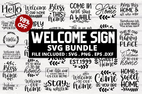 Welcome SVG Bundle SVG Designangry 