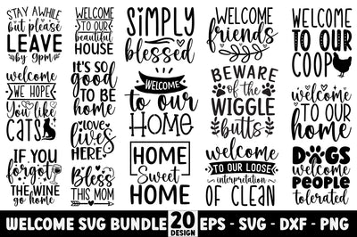 Welcome SVG Bundle SVG SH_Tee store 