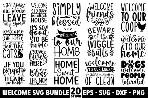 Welcome SVG Bundle SVG SH_Tee store 