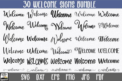 Welcome SVG Bundle - Welcome Sign SVG File SVG Old Market 